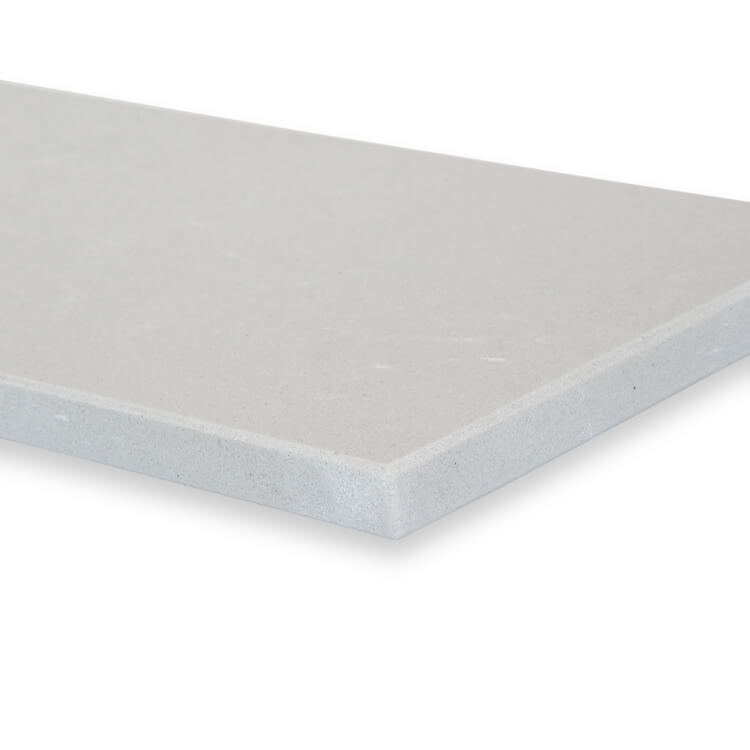 Кам’яне підвіконня Aglomarmur Silver Grey з прямим капіносом купити в Україні